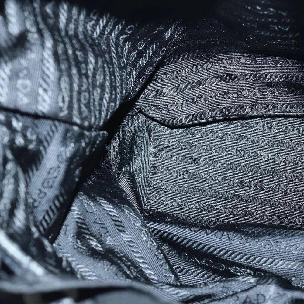 PRADA Backpack Nylon Black Silver Auth 85289 - Picture 12 of 16